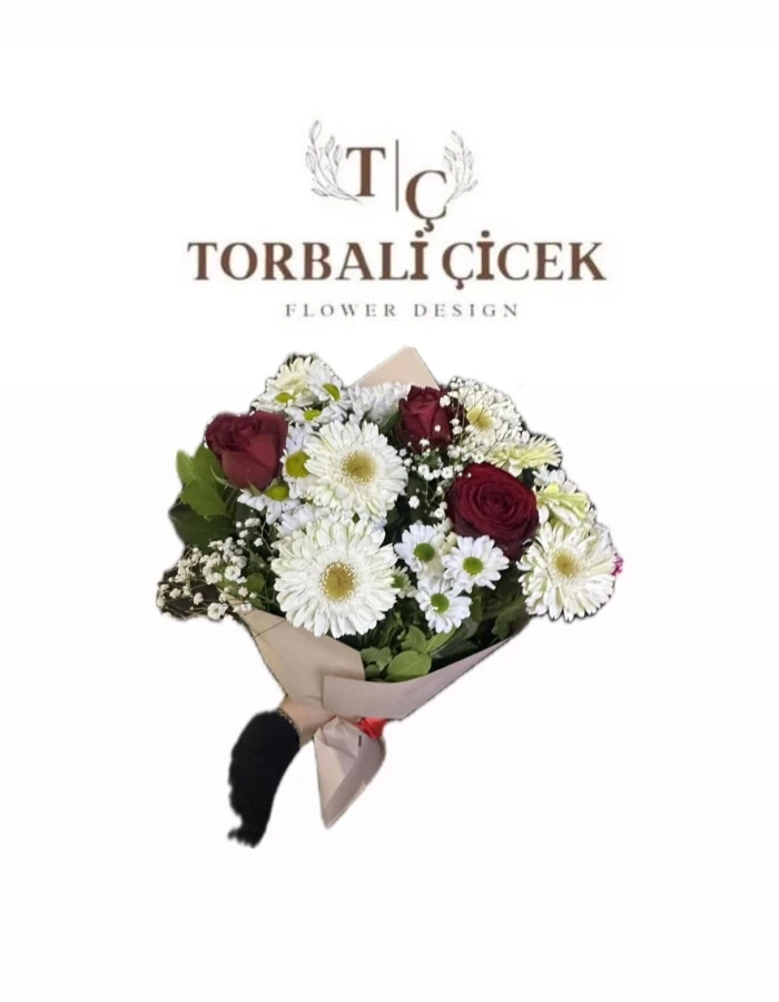 GERBERA & GÜL BUKETİ